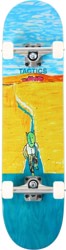 Tactics Shop 7.75 Complete Skateboard - walking through the field/teal