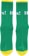 DGK Haters Sock - green/yellow - front