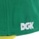 DGK Haters Snapback Hat - green/yellow - detail
