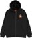 Volcom Grindit Zip Hoodie - black - front