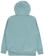 Volcom Women's Riding Hydro Hoodie - arctic blue - reverse
