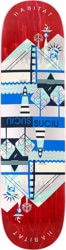 Habitat Suciu Continental Twin 8.375 Skateboard Deck - red