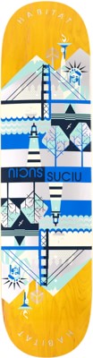 Habitat Suciu Continental Twin 8.375 Skateboard Deck - yellow - view large