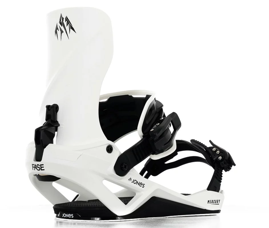 Jones Mercury FASE Snowboard Bindings 2026 - cloud white | Tactics