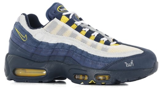 Nike SB Air Max 95 - Quickstrike Skate Shoes - (eric koston) obsidian/speed yellow-midnight navy-navy - view large