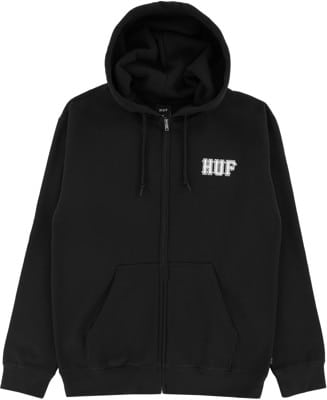 HUF Classic Logo Zip Hoodie - black - view large