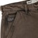 HUF Kinda Loose Double Knee Jeans - chocolate - front detail