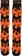 Airblaster Flames Midweight Snowboard Socks - flames - reverse