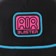 Airblaster Corduroy Snapback Hat - black - front detail