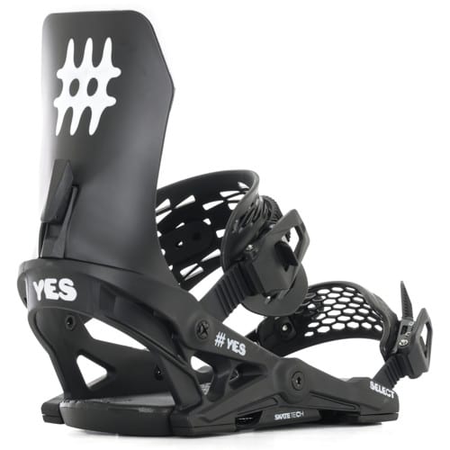YES Select Snowboard Bindings 2026 - yay grey | Tactics YES Select Snowboard Bindings 2026 - yay grey | Tactics