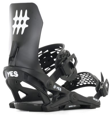 YES Select Snowboard Bindings 2026 - pitch black - view large
