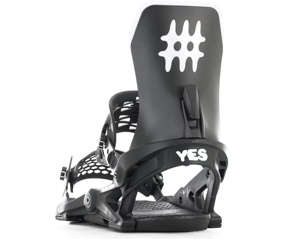 YES Select Snowboard Bindings 2026 - pitch black | Tactics
