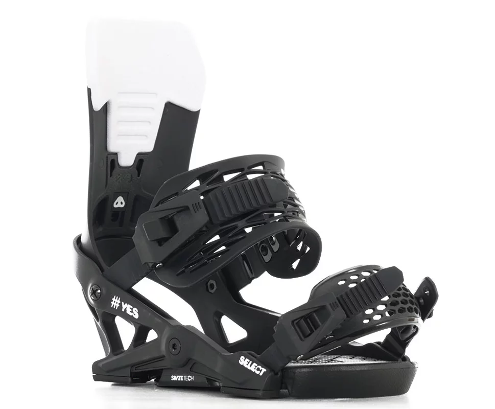 YES Select Snowboard Bindings 2026 - pitch black | Tactics