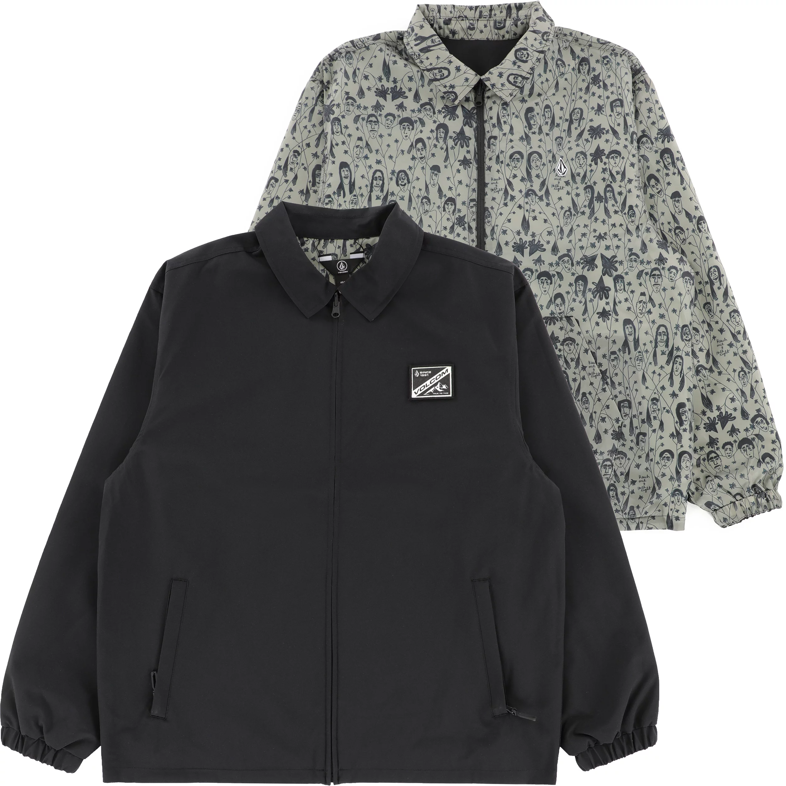 Volcom Fakie Reversible Jacket - black | Tactics