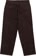 Volcom Frickin Loose Tapered Corduroy Pants - cacao - reverse