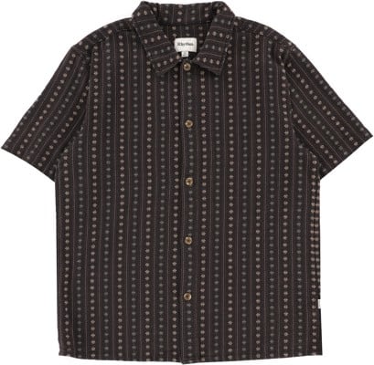 Rhythm Dakota Stripe S/S Shirt - chocolate - view large