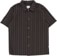 Rhythm Dakota Stripe S/S Shirt - chocolate