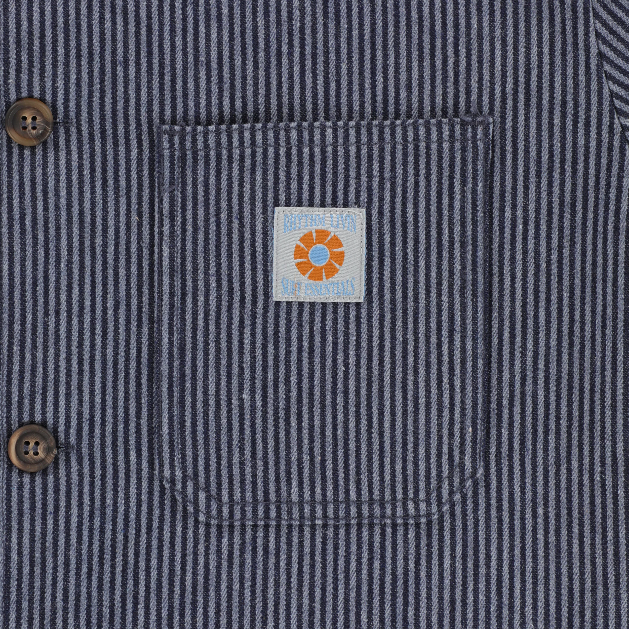 リズム メンズ トップス シャツ Rhythm Hickory Stripe Work Shirt 