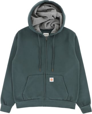 Rhythm Thermal Fleece Zip Hoodie - dark pine - view large