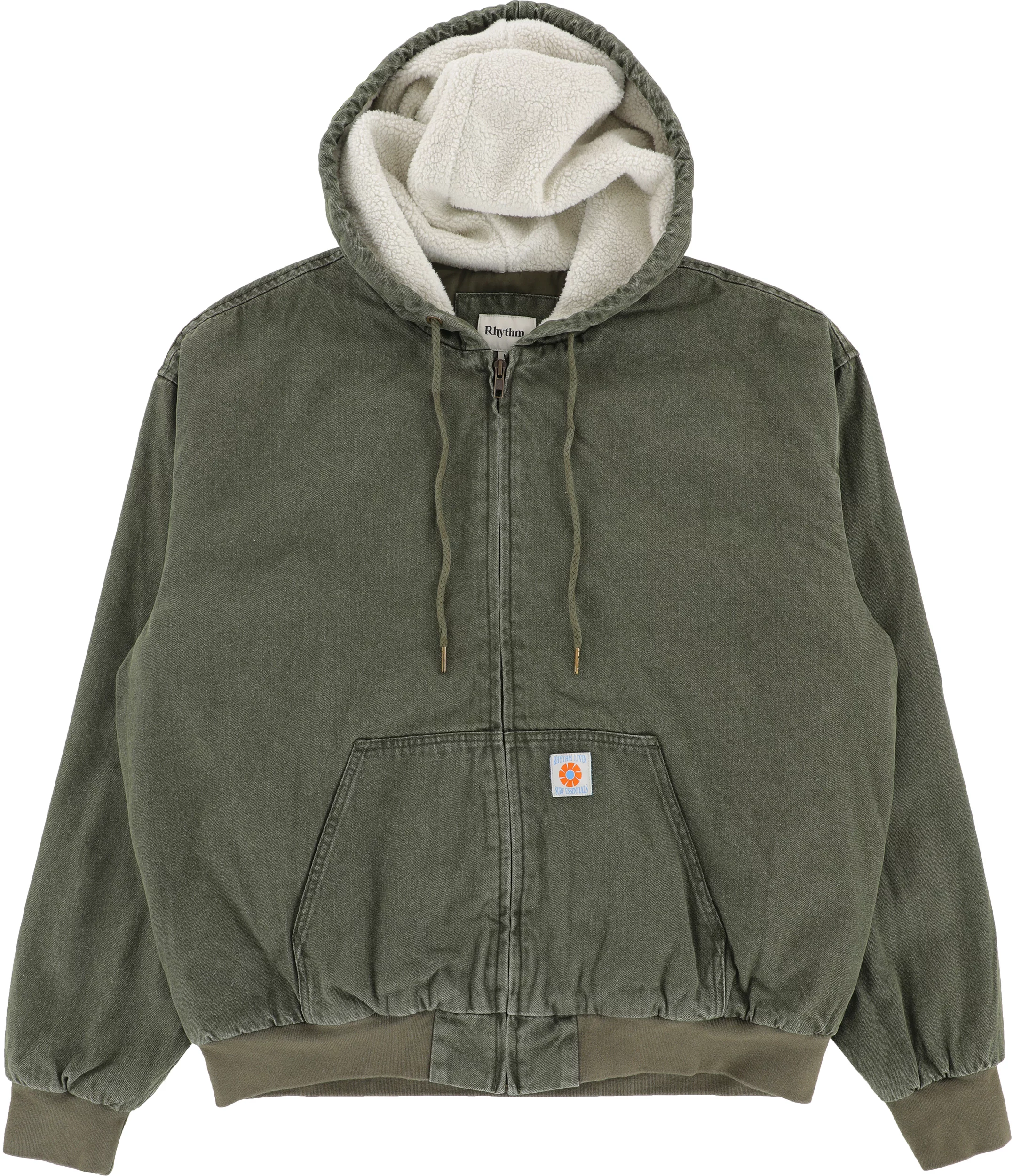 Rhythm Insulated Denim Work Jacket - olive | Tactics