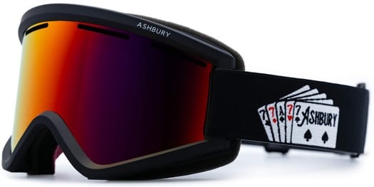 Ashbury Blackbird Goggles + Bonus Lens - gambler/red mirror + yellow lens - view large