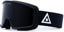 Ashbury Mirage Goggles - black triangle/dark smoke lens + yellow lens