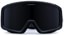 Ashbury Mirage Goggles - black triangle/dark smoke lens + yellow lens - front
