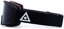 Ashbury Mirage Goggles - black triangle/dark smoke lens + yellow lens - side