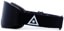 Ashbury Thunderbolt Goggles - black triangle/dark smoke lens + yellow lens - side