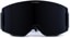 Ashbury Thunderbolt Goggles - black triangle/dark smoke lens + yellow lens - front