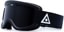 Ashbury Warlock Goggles + Bonus Lens - black triangle/dark smoke lens + yellow lens