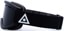 Ashbury Warlock Goggles + Bonus Lens - black triangle/dark smoke lens + yellow lens - side