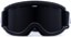 Ashbury Warlock Goggles + Bonus Lens - black triangle/dark smoke lens + yellow lens - front