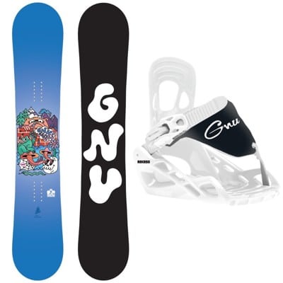 Gnu Kids Recess Package Mini Snowboard & Bindings 2026 - view large