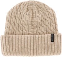 Autumn Cable Knit Beanie - natural
