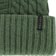 Autumn Cable Knit Beanie - green - detail