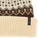 Autumn Fairisle Beanie - eggshell - detail
