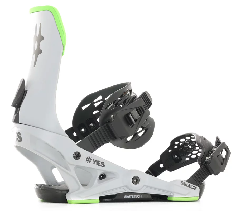YES Select Snowboard Bindings 2026 - yay grey | Tactics