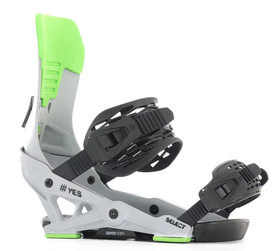 YES Select Snowboard Bindings 2026 - yay grey | Tactics