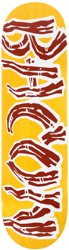 Bacon Skateboards Classic Logo 8.75 Skateboard Deck - yellow