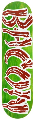 Bacon Skateboards Classic Logo 9.0 Skateboard Deck - green - view large