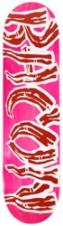 Bacon Skateboards Classic Logo 9.0 Skateboard Deck - pink