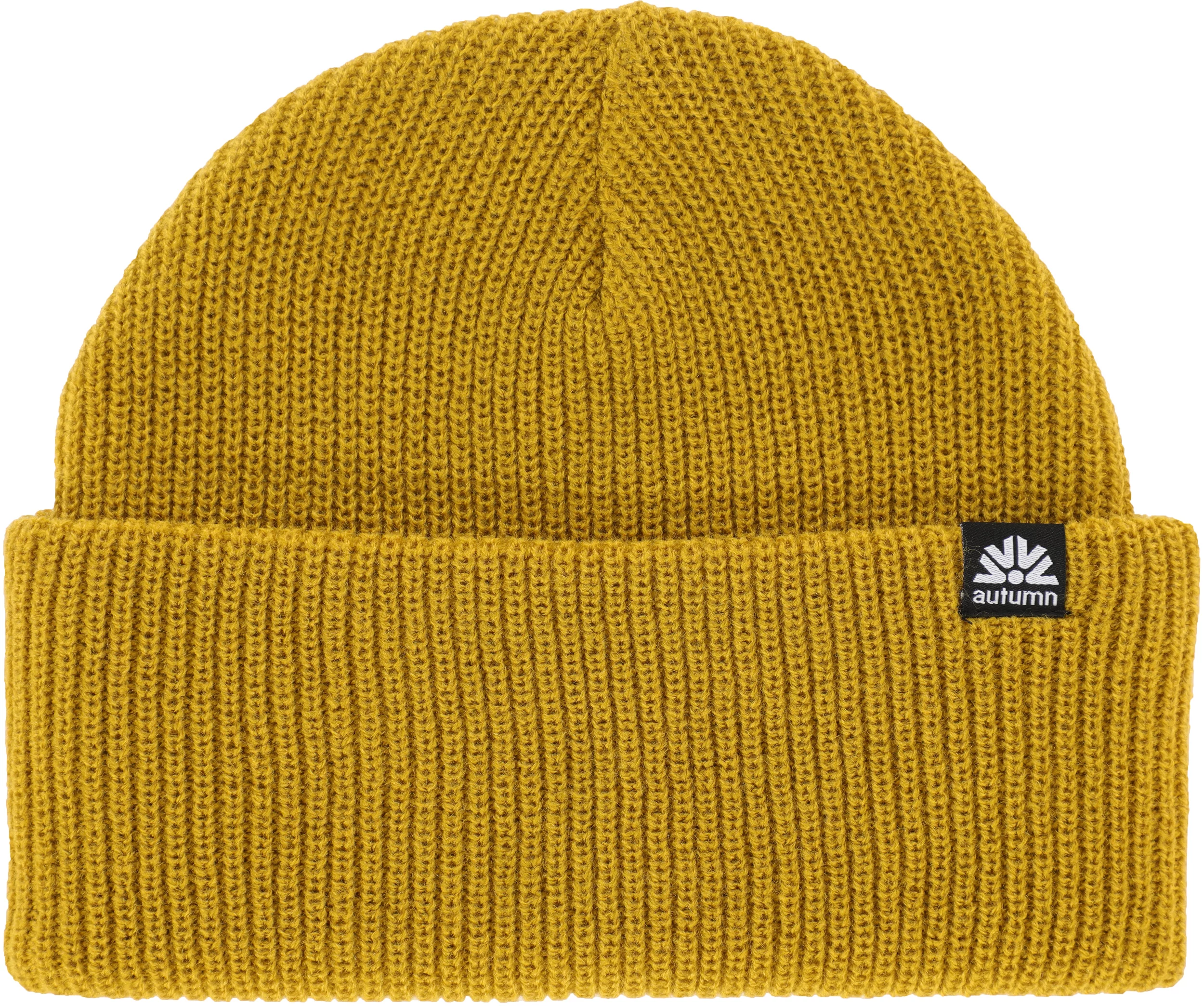 Autumn Simple Solid Beanie - olive ochre | Tactics