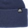 Autumn Simple Solid Beanie - deep ocean - detail