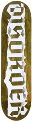 Disorder Ripped Logo 8.25 Skateboard Deck - green