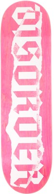 Disorder Ripped Logo 8.5 Skateboard Deck - pink - view large