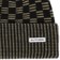 Autumn Squared Beanie - black/tan - detail