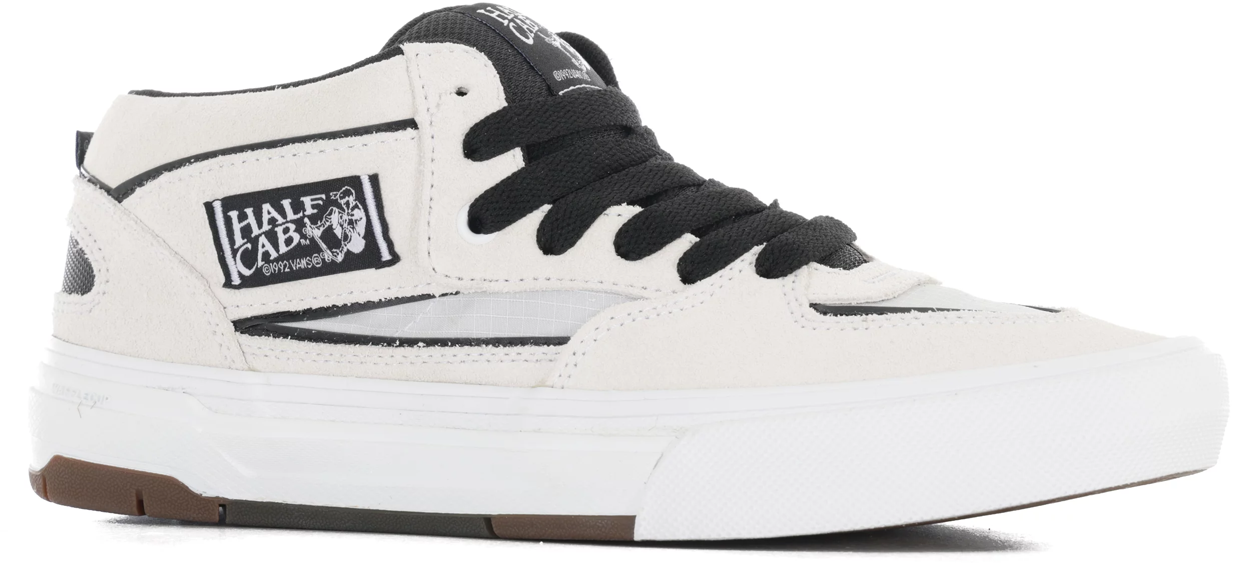 Vans Skate Half Cab Wafflecup Shoes - white/black | Tactics