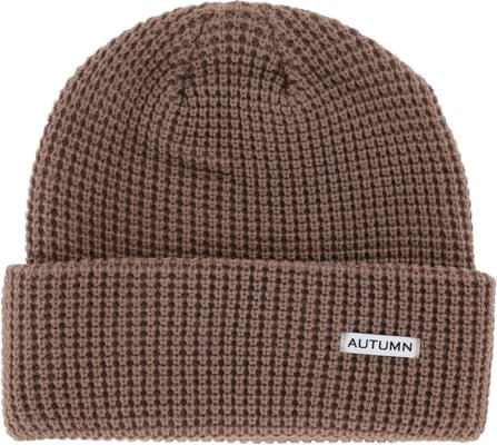 Autumn Waffle Beanie - dusty mauve - view large
