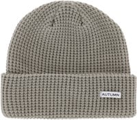 Autumn Waffle Beanie - stone